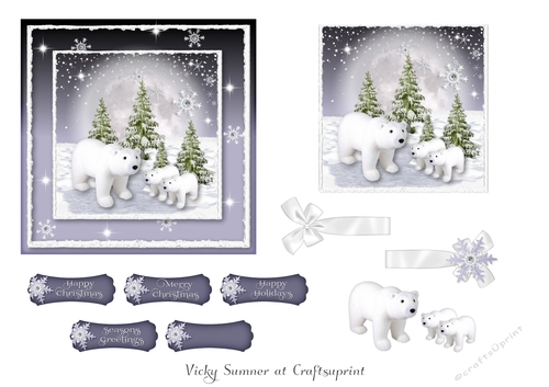 North Pole 1 5x5 Quick Card 2
