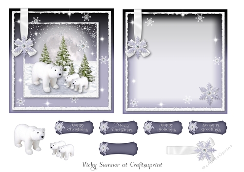 North Pole 1 5x5 Quick Card