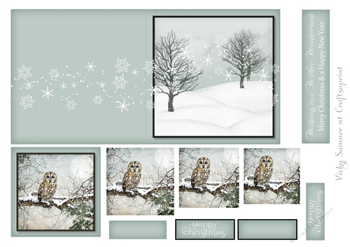 Cut and Fold 4.5x4.5 inch Christmas Pyrimage 8