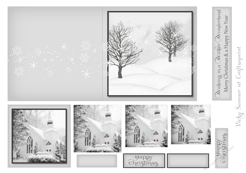 Cut and Fold 4.5x4.5 Christmas Pyrimage 11