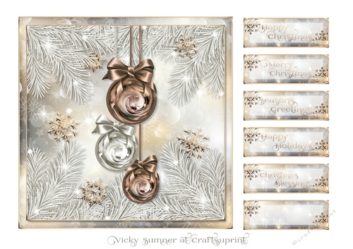 Sparkle 7x7 inch Quick Card