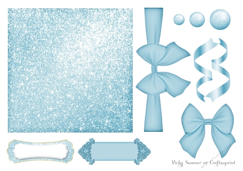 Christmas Glitter Element Sheet 4