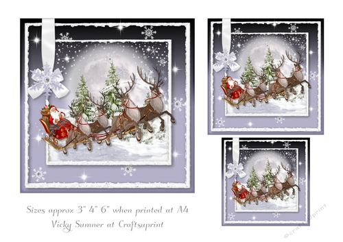 Santa Delivery Toppers