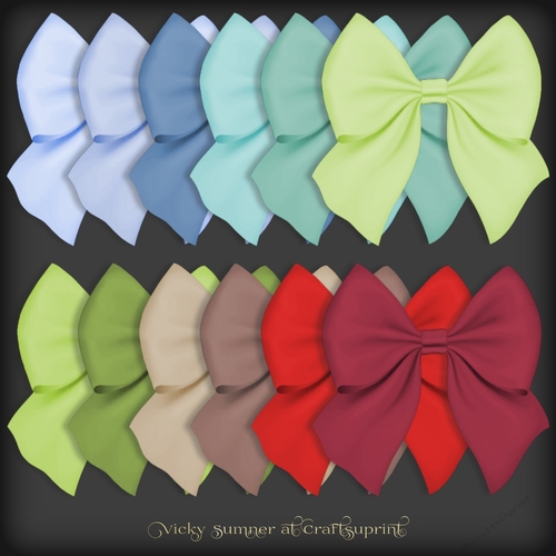 Christmas 4 Colour Match Bow