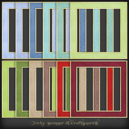 Christmas 4 Textured Square Frame