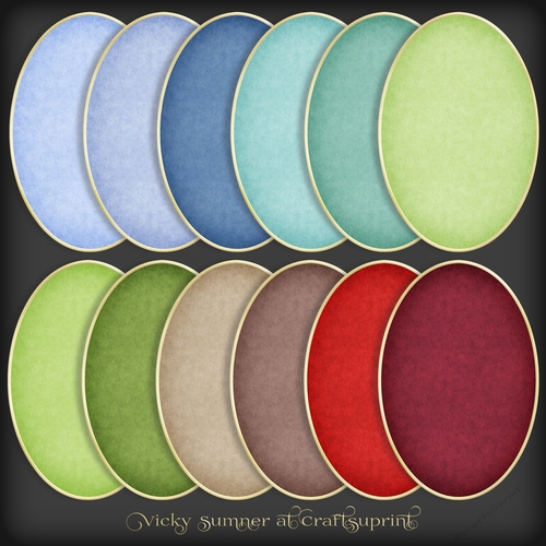 Christmas 4 Textured Oval Mat