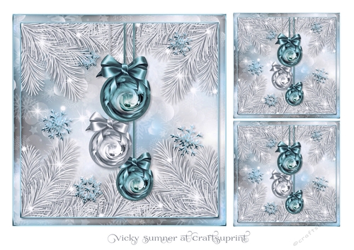 Sparkle Blue Toppers and Minis