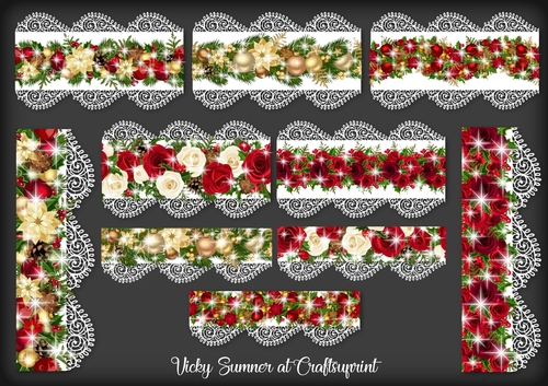 Christmas Sparkle Borders