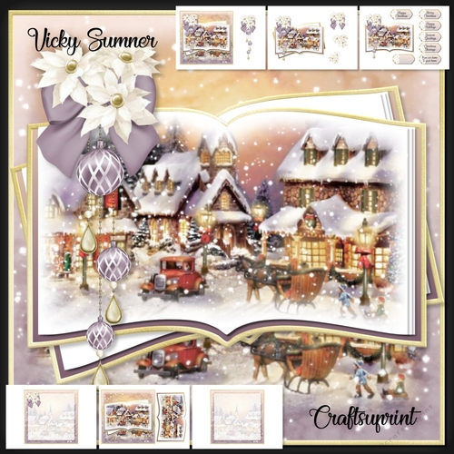 Vintage Village Life at Christmas Mini Kit