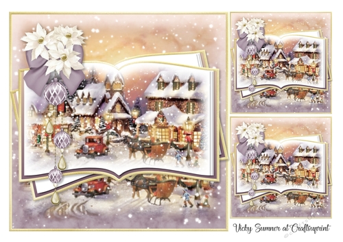 Vintage Village Life at Christmas Toppers and Minis