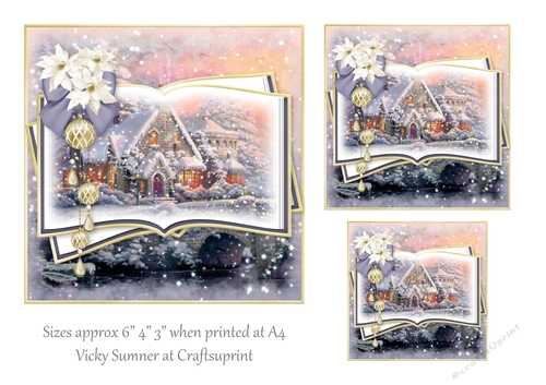 Christmas Cottage Toppers