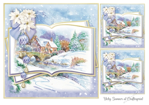 River Cottage at Christmas Topper and Minis