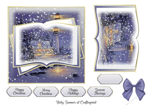 Guide the Way Open Book 6x6 inch Quick Card