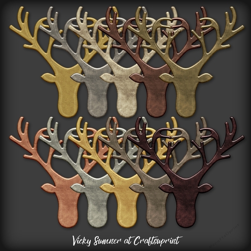 Metal Stag Head