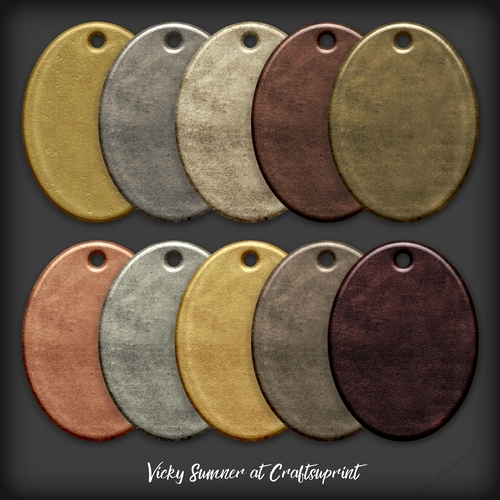 Metal Oval Tag