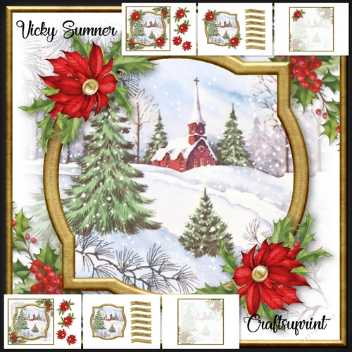 Vintage Christmas Service Mini Kit