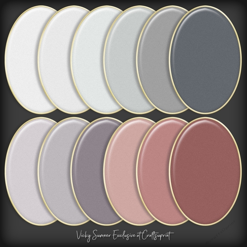 Winter Sky Textured Oval Mat