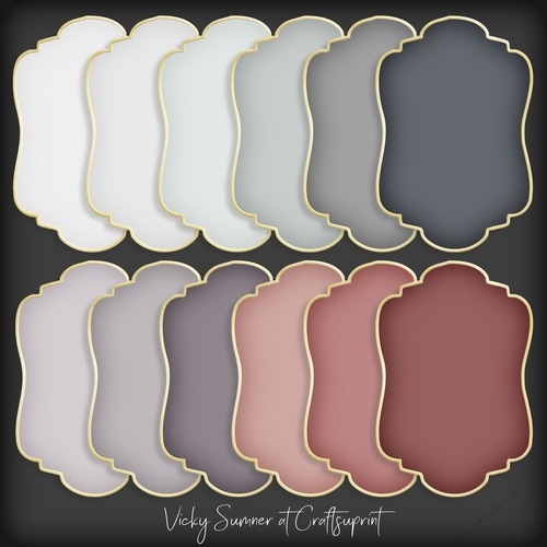 Winter Sky Shaped Mat 1