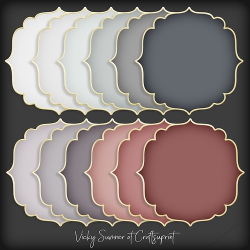 Winter Sky Shaped Mat 2