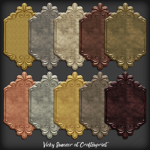 Metal Filigree Mat