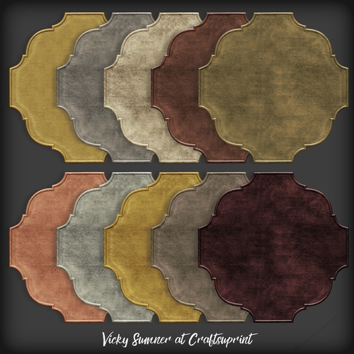 Metal Shaped Mat