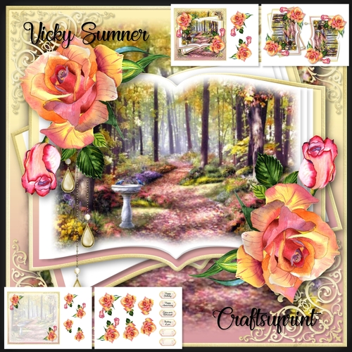 Woodland Walk Open Book