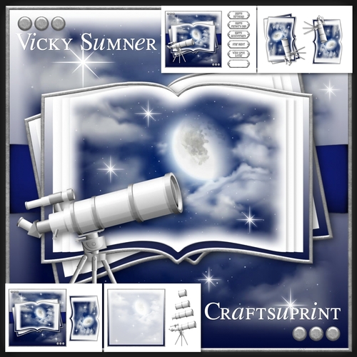 Star Gazer Open Book