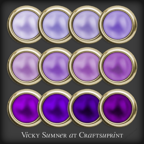 Purple Hues Button 2