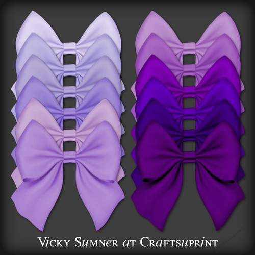 Purple Hues Bow