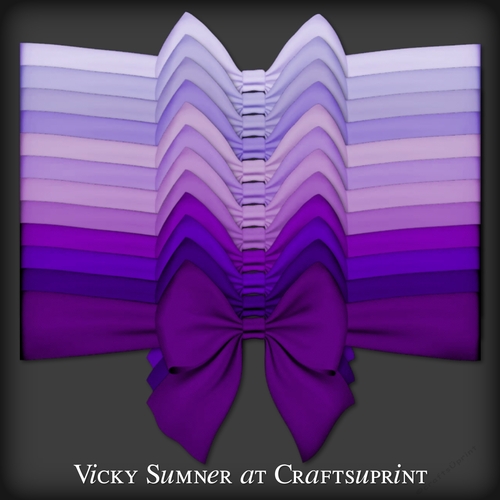 Purple Hues Bow Wrap