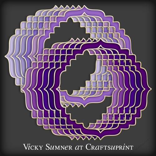 Purple Hues Fancy Frame 1