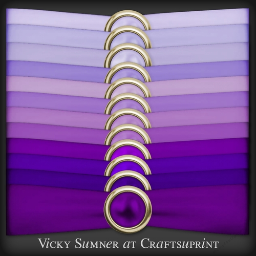 Purple Hues Ribbon and Pearl Wrap