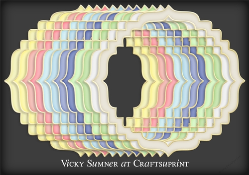Macaroon Fancy Frame PNG