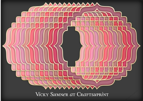 Pink Hues Fancy Frame PNG