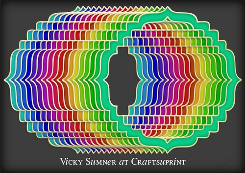 Rainbow Fancy Frame PNG