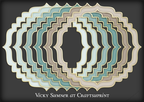 Sea and Sand Fancy Frame PNG