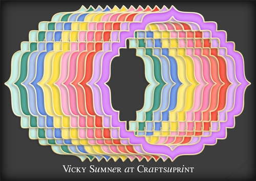 Sorbet Fancy Frame PNG