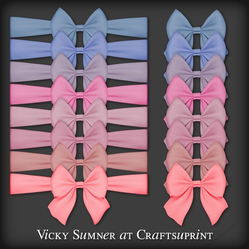 Sugar Plum Bow Wrap and Bow PNG