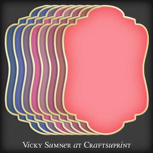 Sugar Plum Shaped Mat 1 PNG