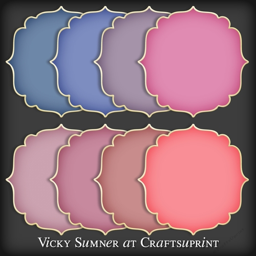 Sugar Plum Shaped Mat 2 PNG