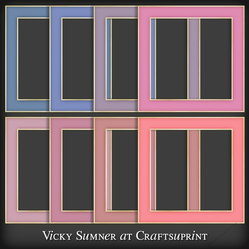 Sugar Plum Square Frame PNG