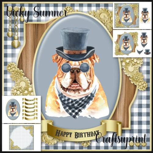 Steampunk English Bulldog