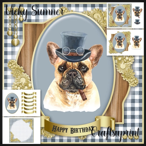 Steampunk French Bulldog