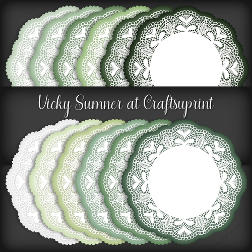 Forever Fern Mat and Doily 1