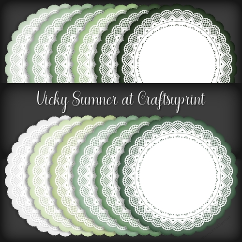 Forever Fern Mat and Doily 2