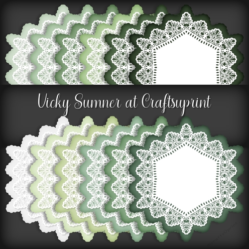 Forever Fern Mat and Doily 3