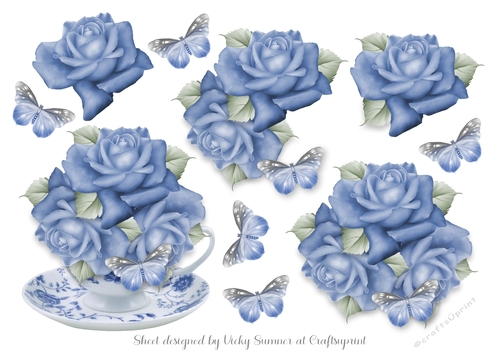 Cup of Flowers Step by Step 2