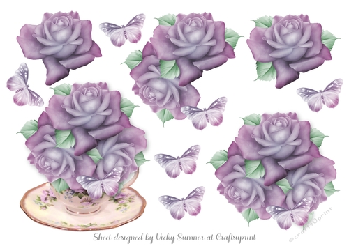 Cup of Flowers Step by Step 5