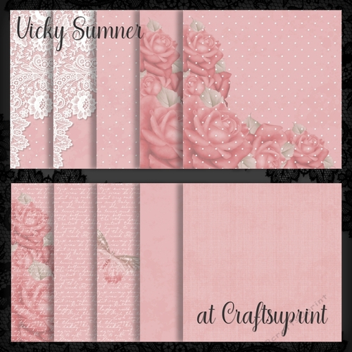 Cup of Flowers Matching Paper 1