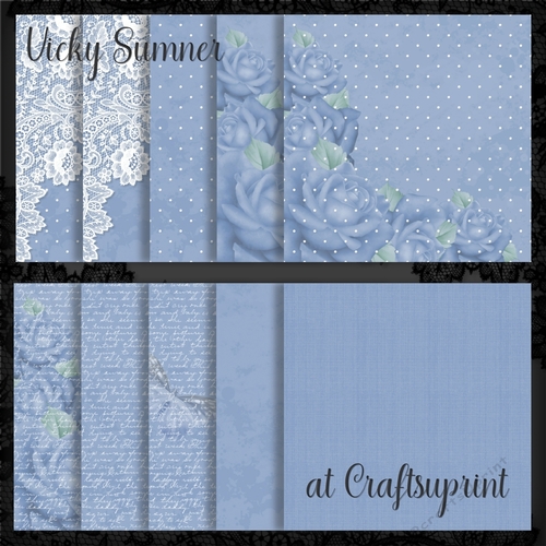 Cup of Flowers Matching Paper 2